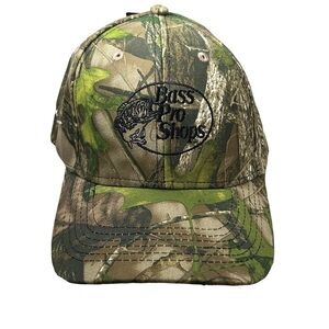 BASS Pro Camo Tonal Logo Hat HTC Green NWT